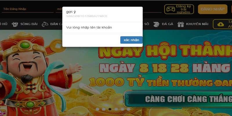 Hội viên chỉ truy cập nền tảng khi đủ tuổi theo quy định